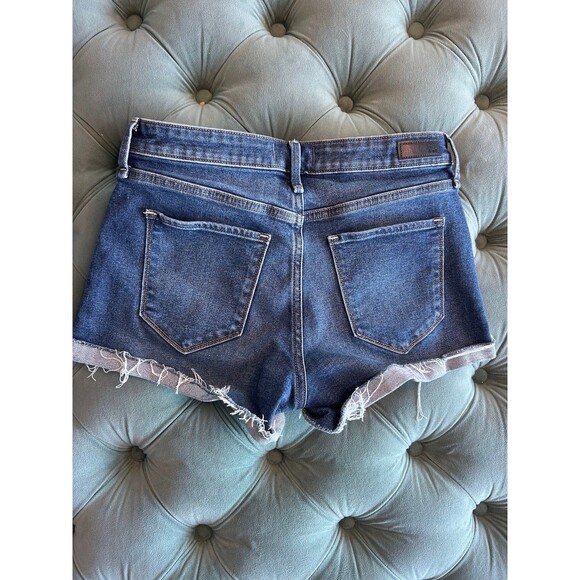 Abercrombie & Fitch Harper Low Rise Short Distressed Cuffed Size 27/4 - Picture 4 of 6